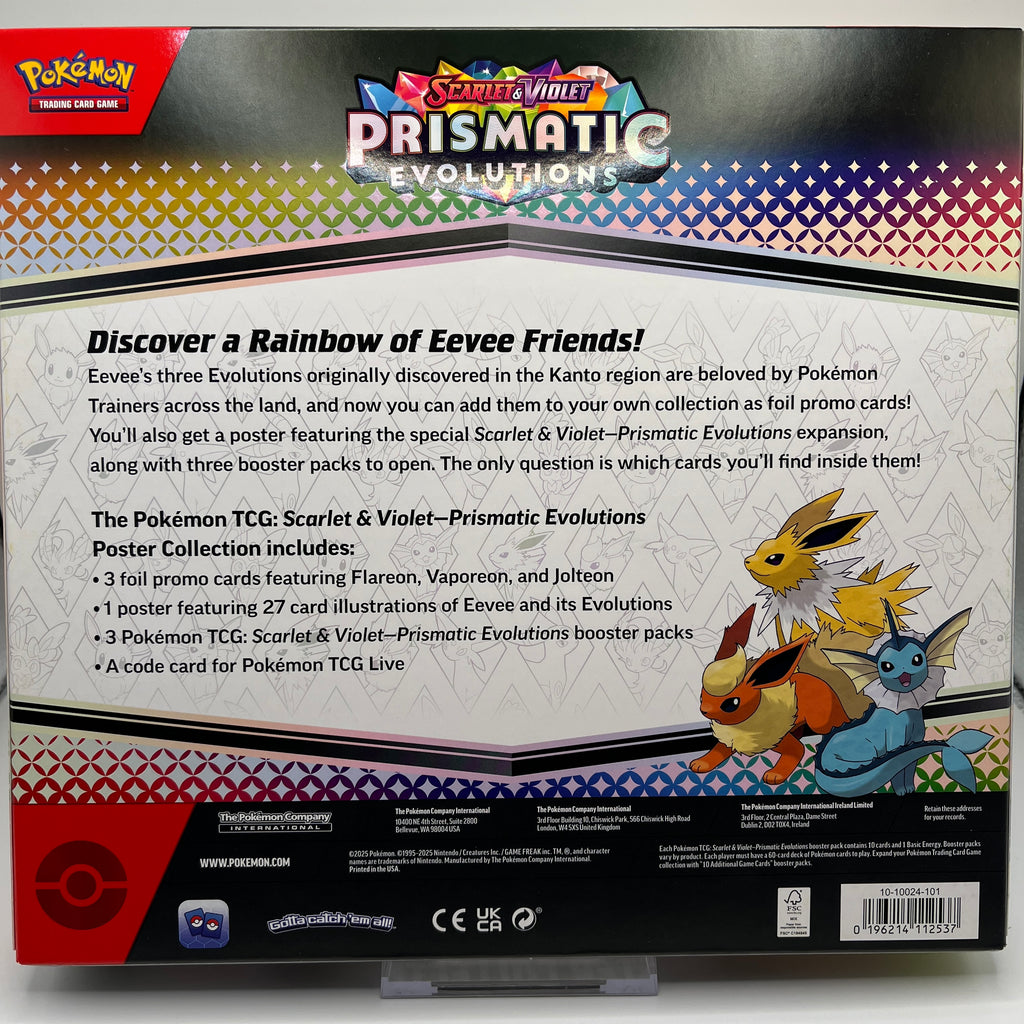 Pokémon Prismatic Evolutions Poster Collection