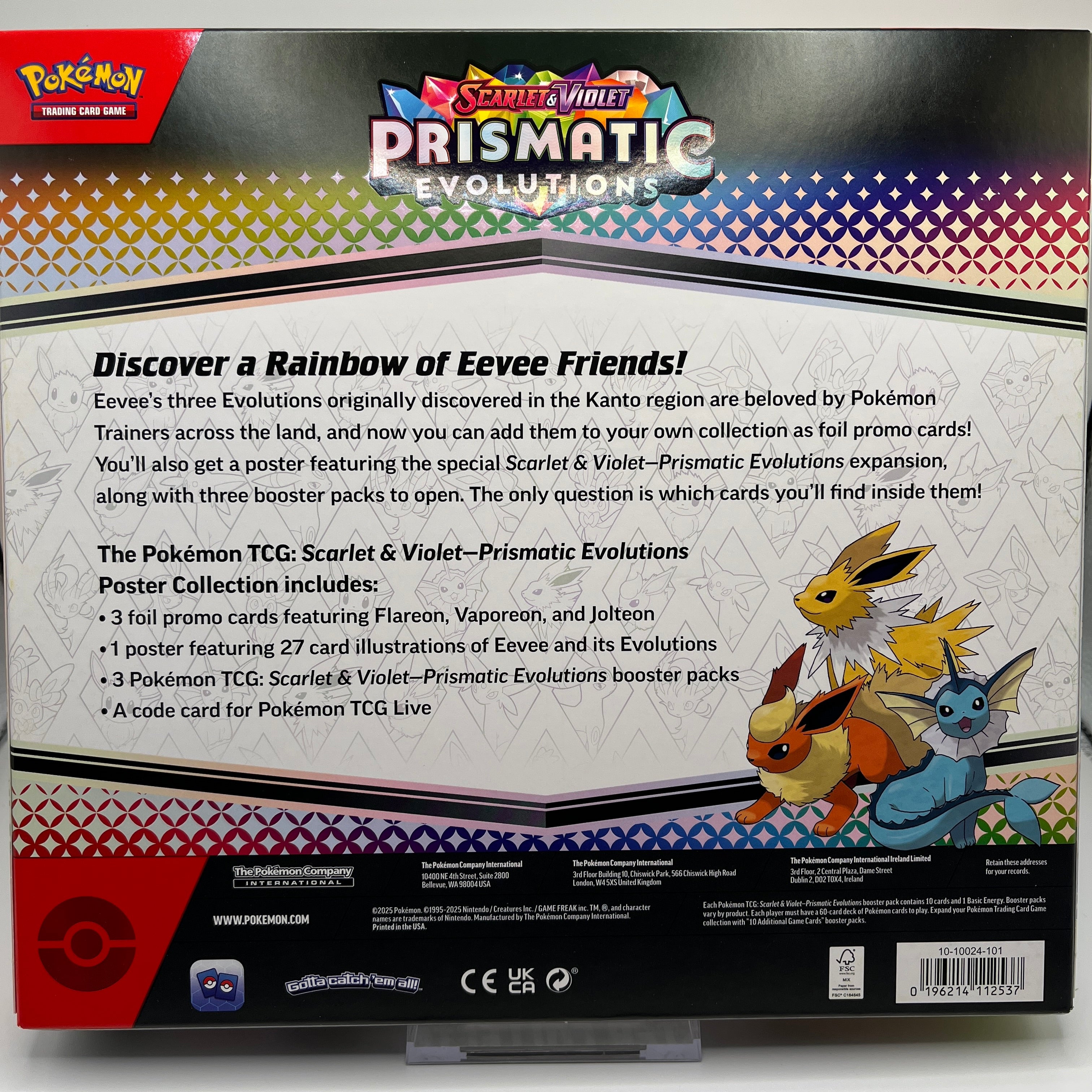 Pokémon Prismatic Evolutions Poster Collection