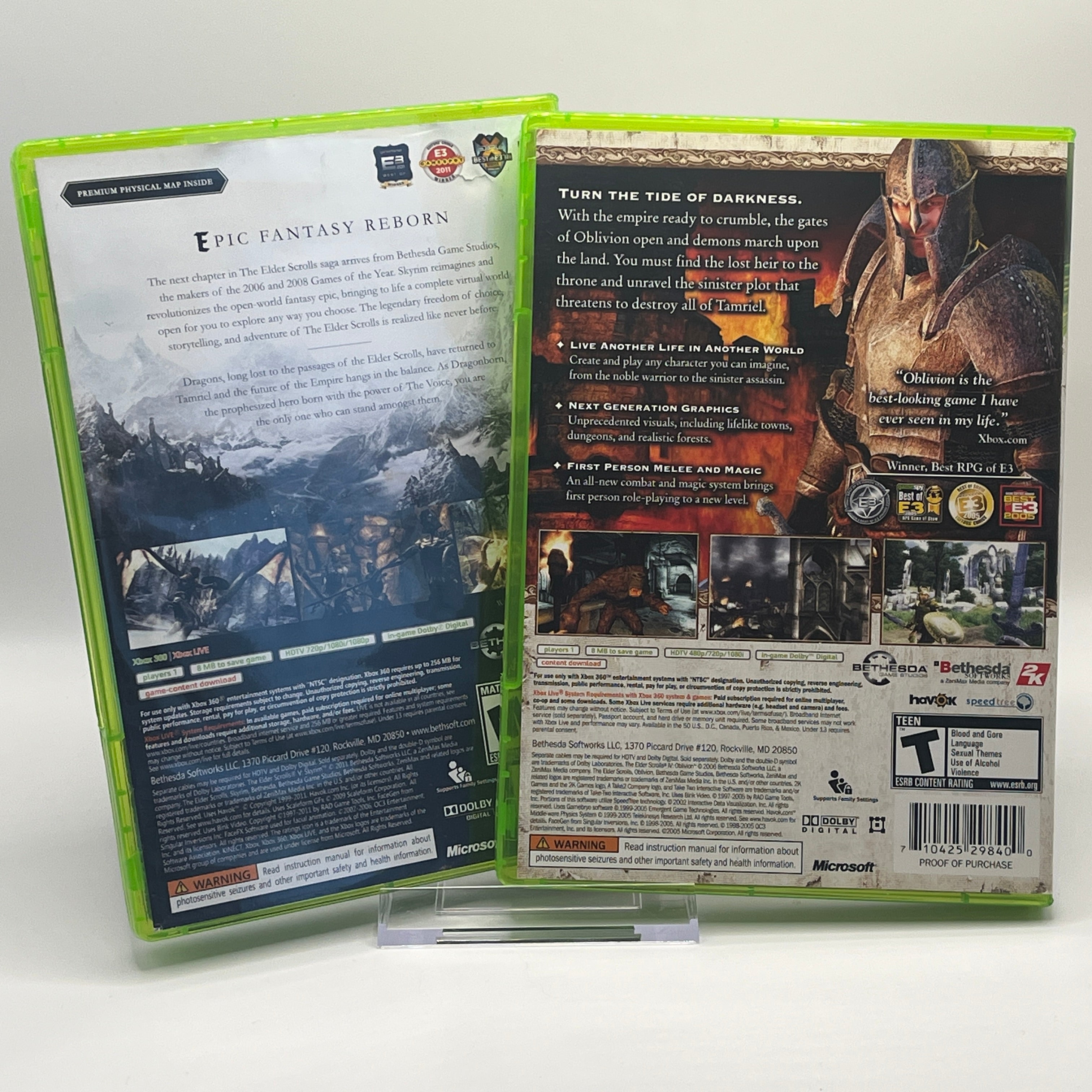 BUNDLE - The Elder Scrolls Oblivion + Skyrim