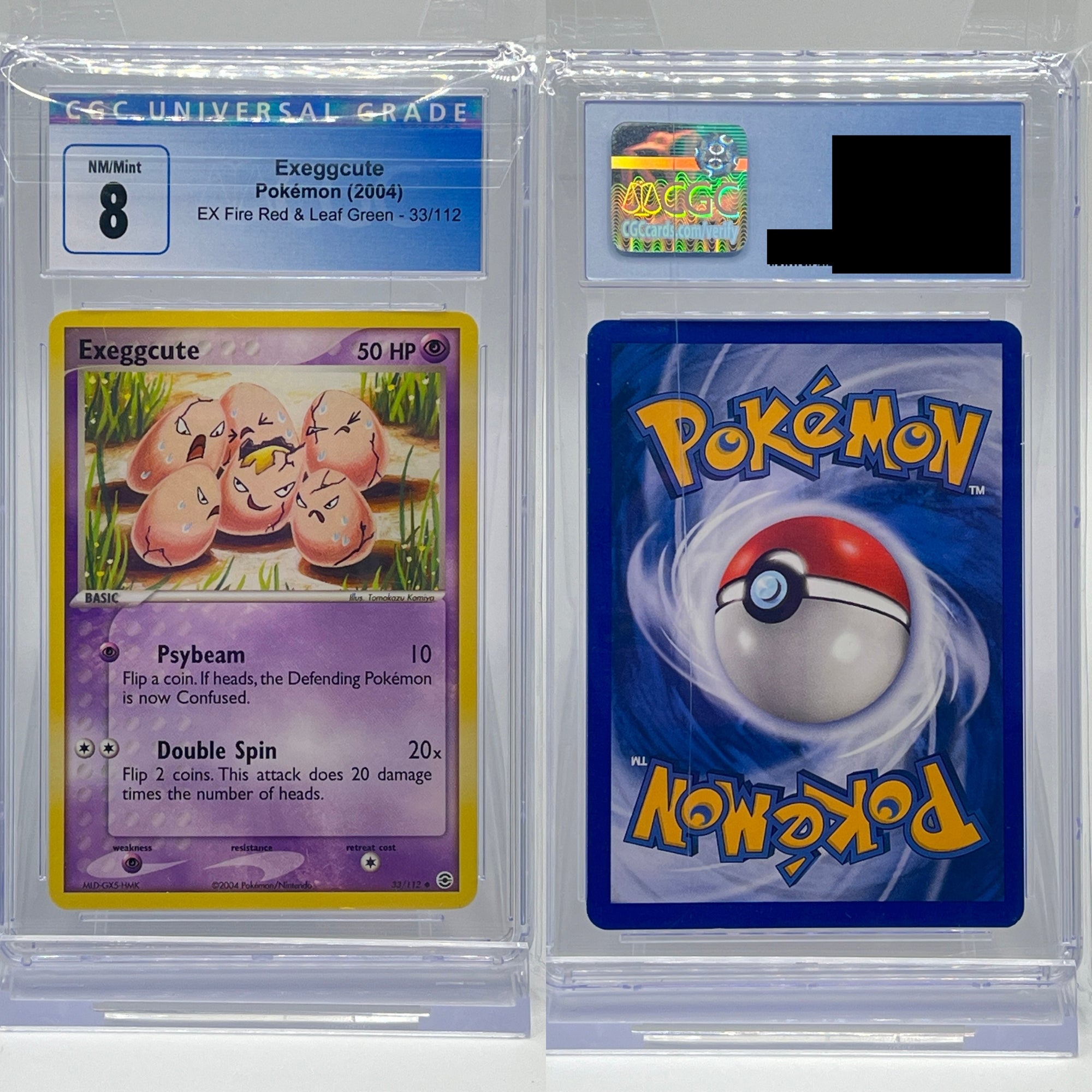 Exeggcute - Fire Red & Leaf Green 33/112